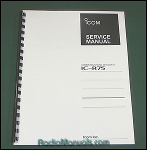Icom IC-R75 Service Manual Icom IC-R75 Service Manual